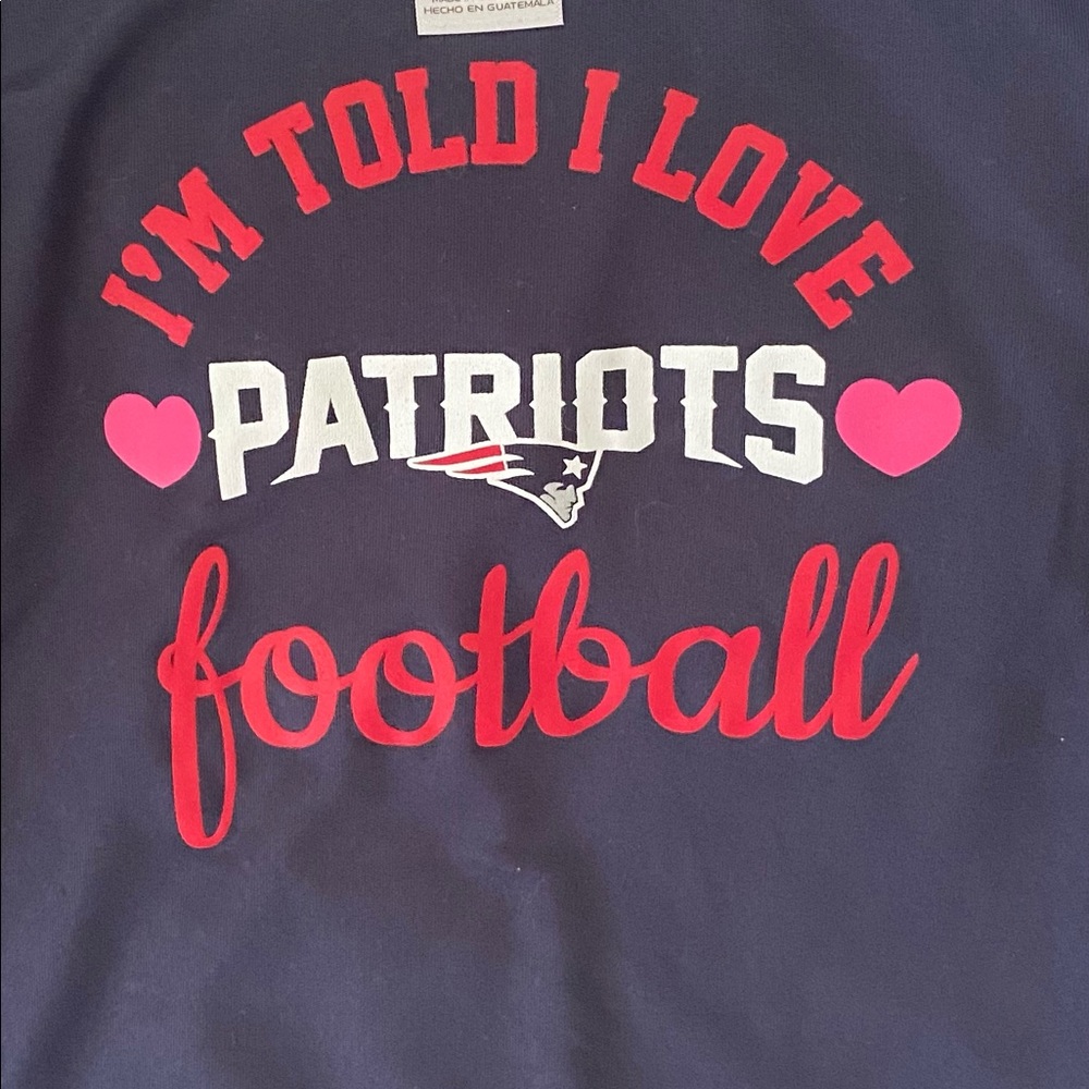 Patriots Jersey NFL graphics football Blue Red Team Apparel Shirt K…